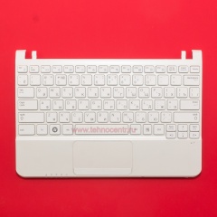 Клавиатура для ноутбука Samsung NC110 белая с белым топкейсом