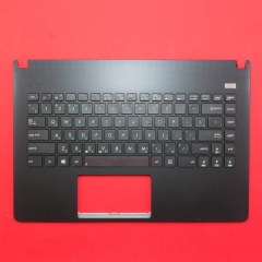 Клавиатура для ноутбука Asus X401A черный с черным топкейсом