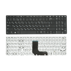 Клавиатура для ноутбука HP 6560b черная с черной рамкой